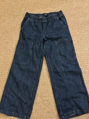 Gap cargo jeans, wide leg, size medium